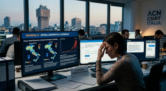 Phishing la truffa più diffusa in Italia